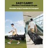 image:imageOutdoorMaster Golf Travel Bags for Airlines with Wheels and Hard Case Top Protect Golf Clubs Lightweight and Easy to Maneuver Upgrade VersionRock Black