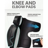 image:imageOutdoorMaster Knee Pads for Skating Knee and Elbow Pads for Adult ampYouth  Skateboard Protective Gear with Wrist Guards 3 in 1 Saver Series for SkateBlack