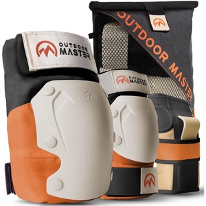 image:imageOutdoorMaster Knee Pads for Skating Knee and Elbow Pads for Adult ampYouth  Skateboard Protective Gear with Wrist Guards 3 in 1 Saver Series for SkateOrange