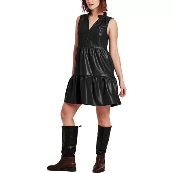 Black Vegan Leather