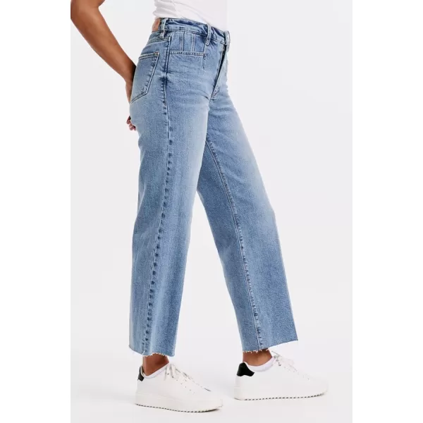 DEAR JOHN Women's Holly Super High Rise Straight Jeans