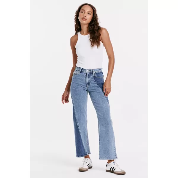 DEAR JOHN Women's Holly Super High Rise Straight Jeans