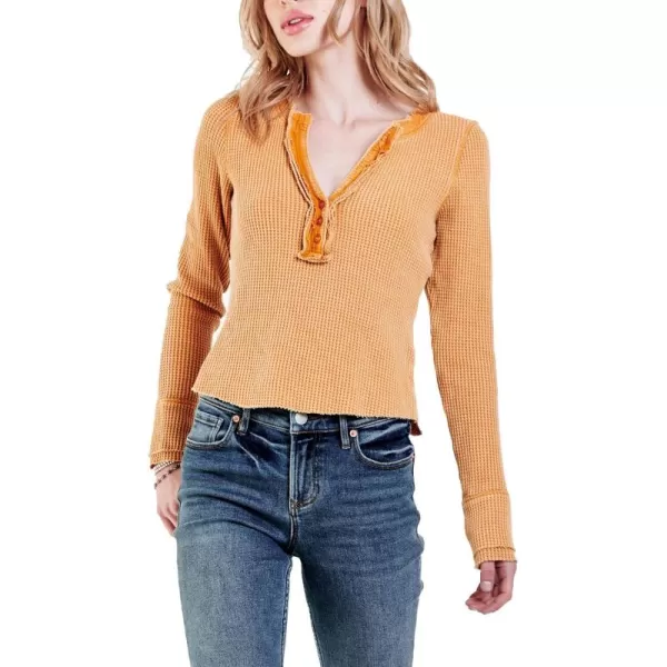DEAR JOHN Women's Luna Thermal Placket Top