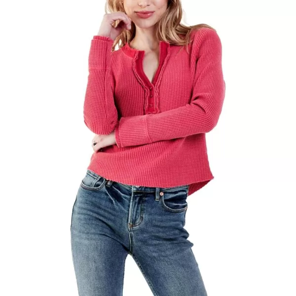 DEAR JOHN Women's Luna Thermal Placket Top
