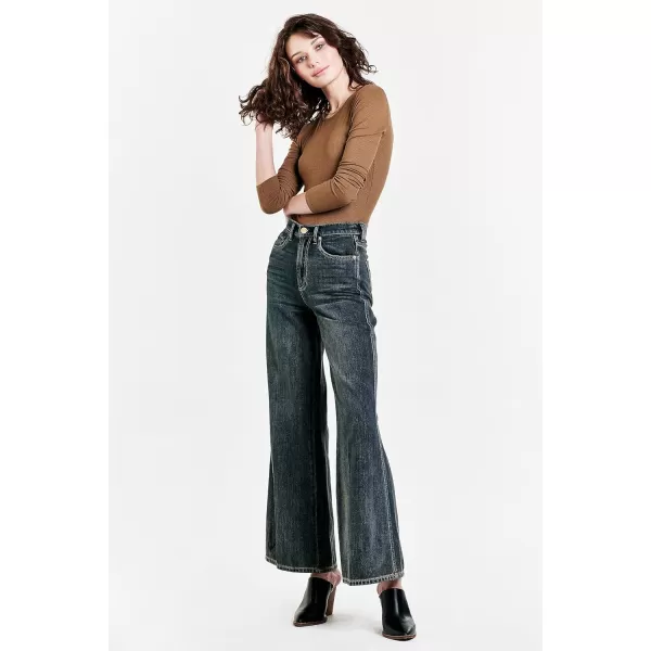 DEAR JOHN Women's Fiona Wide Leg Jeans