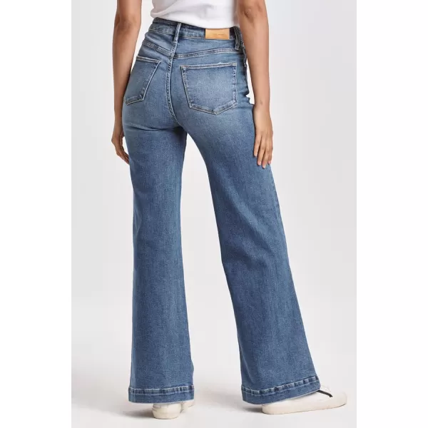 DEAR JOHN Women's Fiona Wide Leg Jeans