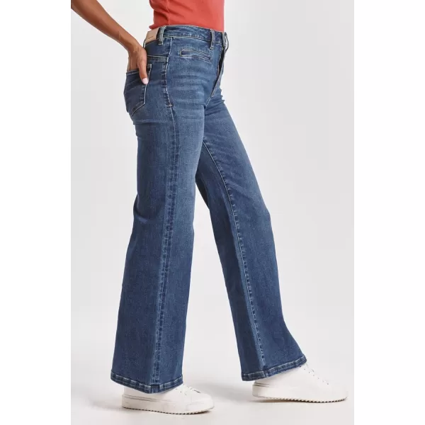 DEAR JOHN Women's Fiona Wide Leg Jeans