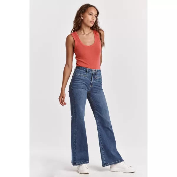 DEAR JOHN Women's Fiona Wide Leg Jeans