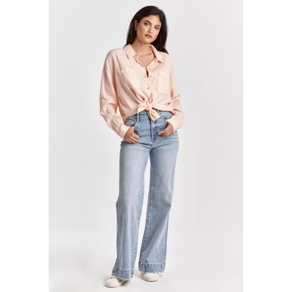 DEAR JOHN Women's Fiona Wide Leg Jeans