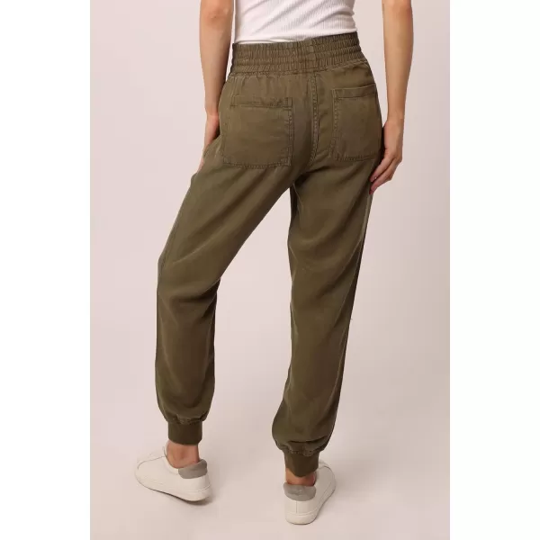 DEAR JOHN Women's Jacey Super High Rise Cropped Jogger Pants