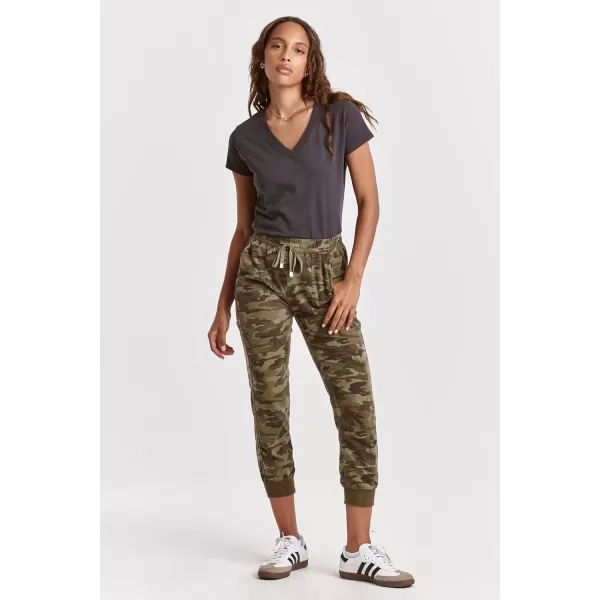 DEAR JOHN Women's Jacey Super High Rise Cropped Jogger Pants