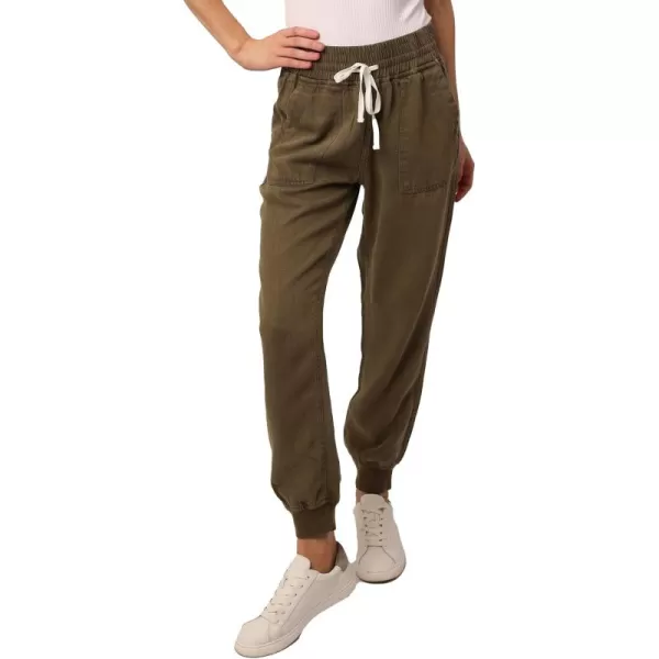 DEAR JOHN Women's Jacey Super High Rise Cropped Jogger Pants