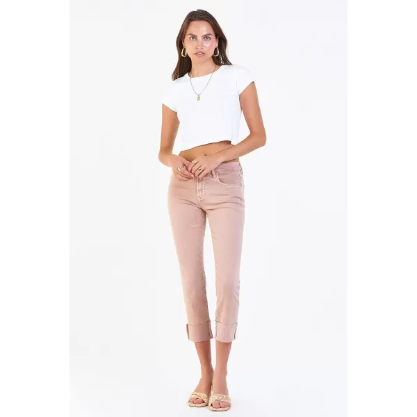 DEAR JOHN Women's Blaire Cuffed Slim Straight Pants