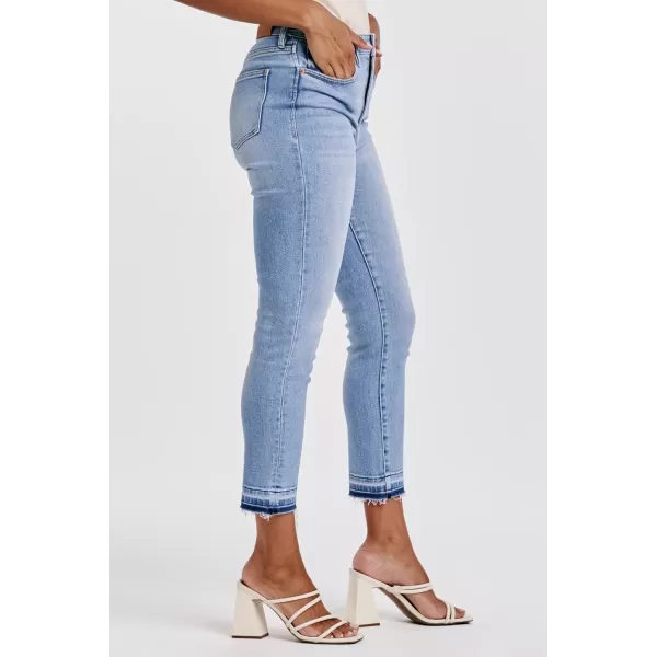 DEAR JOHN Women's Stella Super High Rise Cropped Slim Straight Jeans