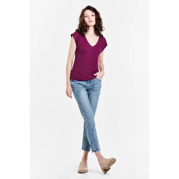 DEAR JOHN Women's Uri Thermal V-Neck Top