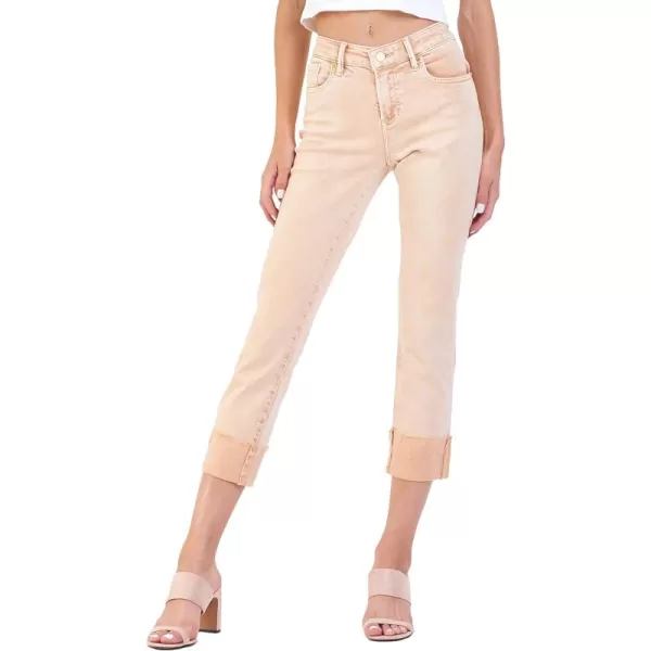 DEAR JOHN Women's Blaire Cuffed Slim Straight Pants