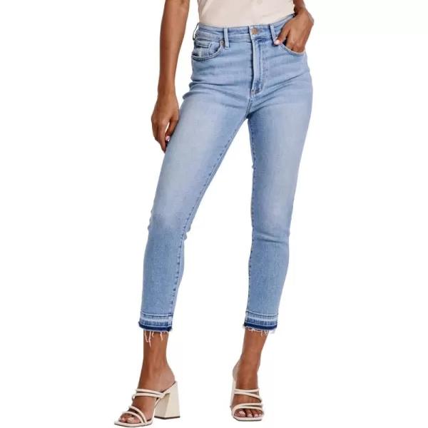 DEAR JOHN Women's Stella Super High Rise Cropped Slim Straight Jeans