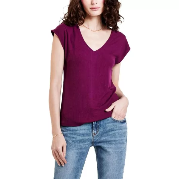 DEAR JOHN Women's Uri Thermal V-Neck Top