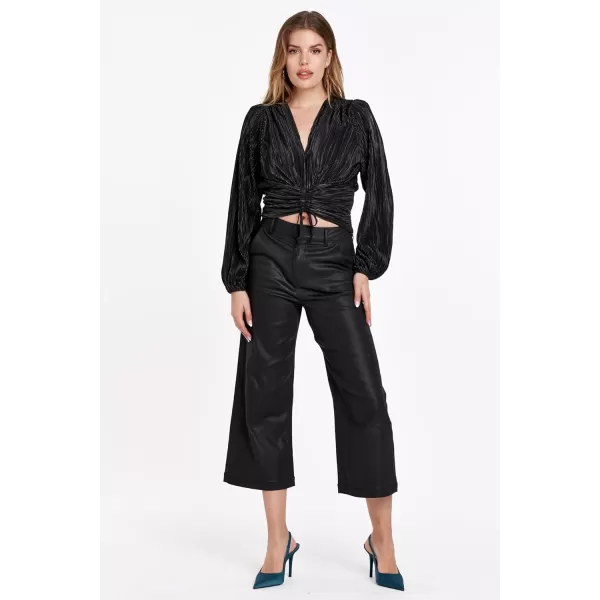 DEAR JOHN Women's Audrey Super High Rise Wide Leg Pants