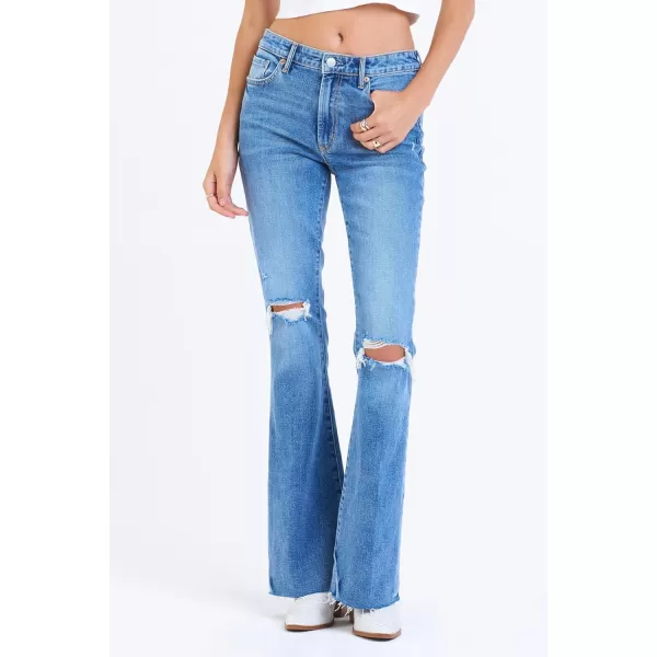 DEAR JOHN Women's Rosa High Rise Flare Jeans