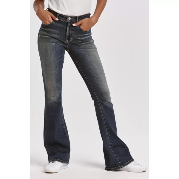 DEAR JOHN Women's Rosa High Rise Flare Jeans