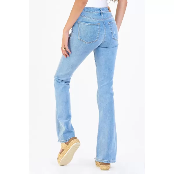 DEAR JOHN Women's Rosa High Rise Flare Jeans