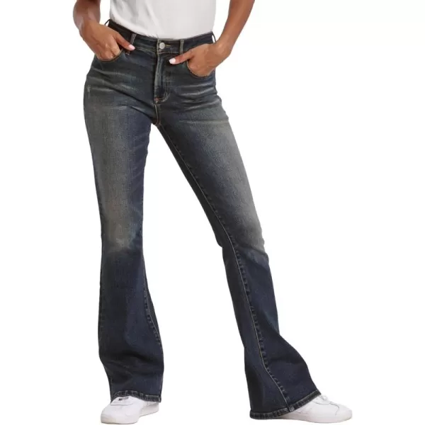 DEAR JOHN Women's Rosa High Rise Flare Jeans