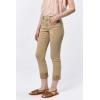 imageDEAR JOHN Blaire Womens Straight Jeans Mid Rise Cuffed InseamBiscuit