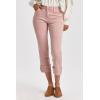 imageDEAR JOHN Blaire Womens Straight Jeans Mid Rise Cuffed InseamBlush