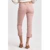 imageDEAR JOHN Blaire Womens Straight Jeans Mid Rise Cuffed InseamBlush
