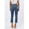 imageDEAR JOHN Blaire Womens Straight Jeans Mid Rise Cuffed InseamBoston