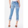 imageDEAR JOHN Blaire Womens Straight Jeans Mid Rise Cuffed InseamDaylight