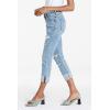 imageDEAR JOHN Blaire Womens Straight Jeans Mid Rise Cuffed InseamGlass Beach