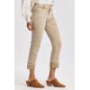 imageDEAR JOHN Blaire Womens Straight Jeans Mid Rise Cuffed InseamGolden Road