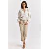 imageDEAR JOHN Blaire Womens Straight Jeans Mid Rise Cuffed InseamGolden Road
