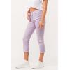 imageDEAR JOHN Blaire Womens Straight Jeans Mid Rise Cuffed InseamOrchid Petal