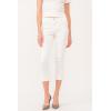 imageDEAR JOHN Blaire Womens Straight Jeans Mid Rise Cuffed InseamWhite