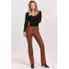 imageDEAR JOHN Jaxtyn Womens Bootcut Jeans MidRise Midwaisted Full Inseam Comfort Stretch Denim fitCognac
