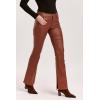 imageDEAR JOHN Jaxtyn Womens Bootcut Jeans MidRise Midwaisted Full Inseam Comfort Stretch Denim fitCognac