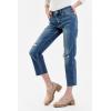 imageDEAR JOHN Jodi Womens Jeans Straight Leg High Rise Cropped InseamClifton