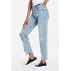 imageDEAR JOHN Jodi Womens Jeans Straight Leg High Rise Cropped InseamLake City