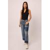 imageDEAR JOHN Jodi Womens Jeans Straight Leg High Rise Cropped InseamSaragota