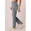 imageDEAR JOHN Jodi Womens Jeans Straight Leg High Rise Cropped InseamSeaview
