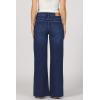 imageDEAR JOHN Micah Wide Leg Jeans Mid Rise Raw Cut Hem  Full Length Inseam  Stretch Denim  Night  Size 27