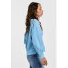 imageDEAR JOHN Zyra Womens Thermal Sweater Oversized Top VNeck Drop Shoulder Long SleeveAdriatic Blue