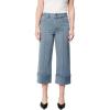 imageDEAR JOHN Blaire Womens Straight Jeans Mid Rise Cuffed InseamHalogen Blue
