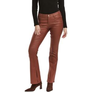 imageDEAR JOHN Jaxtyn Womens Bootcut Jeans MidRise Midwaisted Full Inseam Comfort Stretch Denim fitCognac