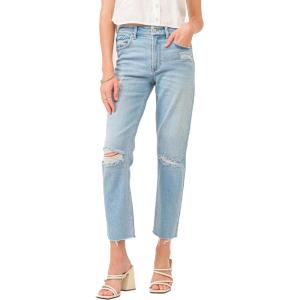 imageDEAR JOHN Jodi Womens Jeans Straight Leg High Rise Cropped InseamDaytona