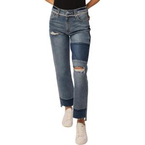 imageDEAR JOHN Jodi Womens Jeans Straight Leg High Rise Cropped InseamSaragota