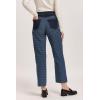 imageDEAR JOHN 90s Womens Jeans Straight Leg High Rise Ankle InseamMoonlight Night